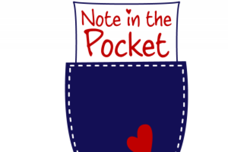 note in the pocket