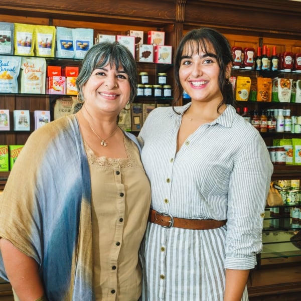 James Beard Award-nominated Chef Preeti Waas and her daughter, Amy Waas, founded Nanny Goat, a boutique bodega located in Hub RTP.